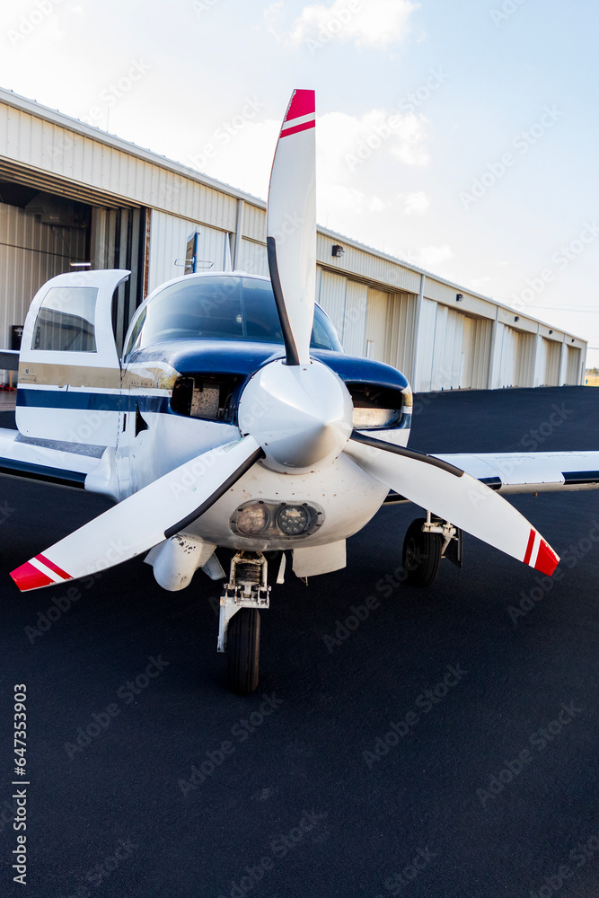 Here's a highdefinition picture of a propeller aircraft and an image