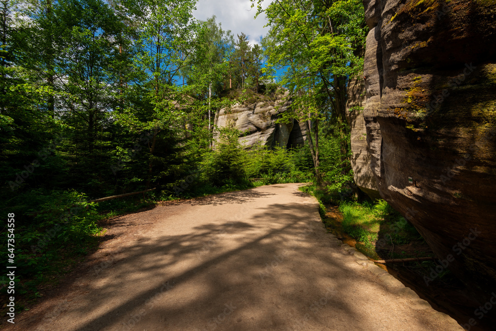 Adrspach Teplice rock city in Czech Republic Adrspach Teplice rock city in Czech Republic