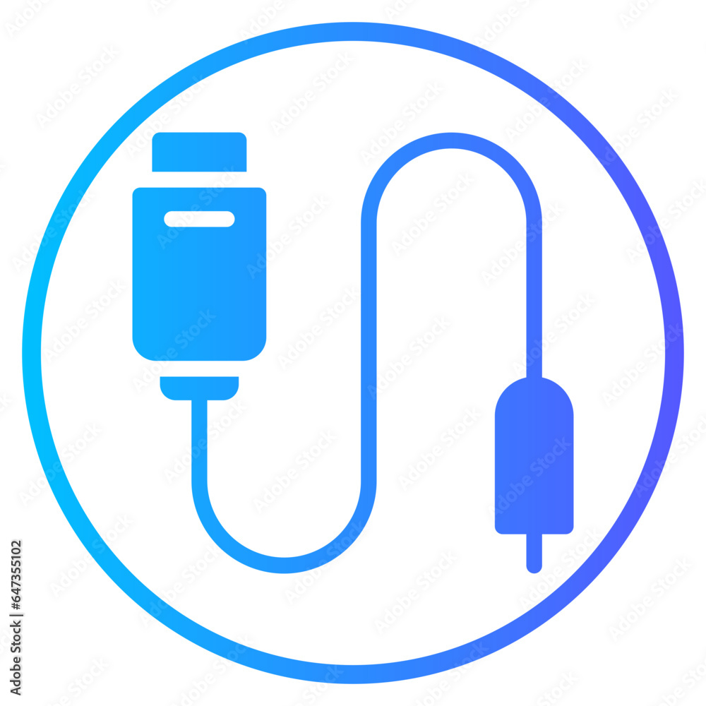 plug in gradient icon plug in gradient icon