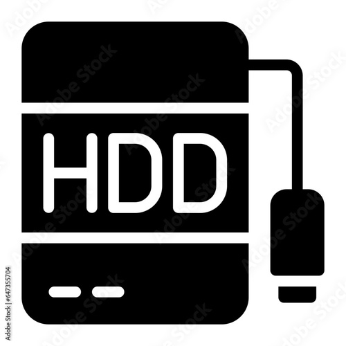 hdd glyph icon