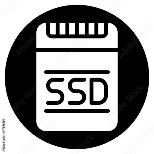 ssd glyph icon