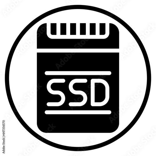 ssd glyph icon