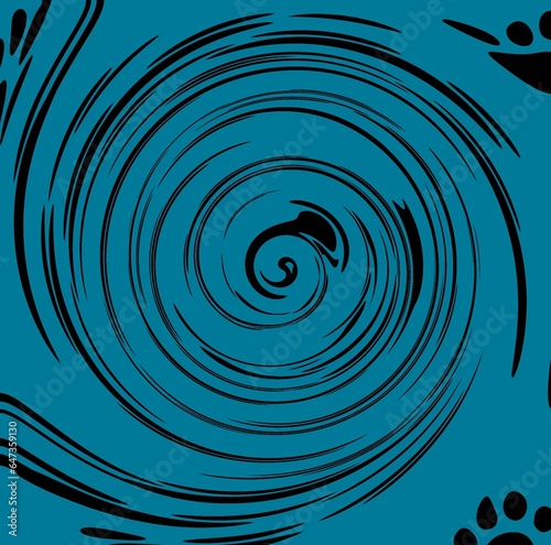Blue spiral swirl pattern abstract blue background wave, light, design, waves 