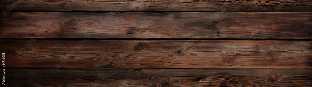 wood panels on a background with dark brown paint, generative ai wood panels on a background with dark brown paint, generative ai