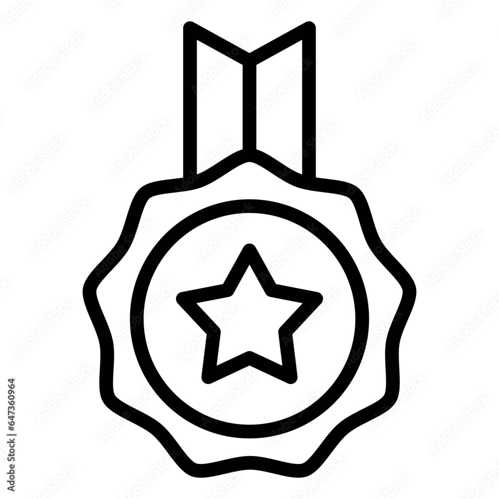 medal icon vector illustration medal icon vector illustration