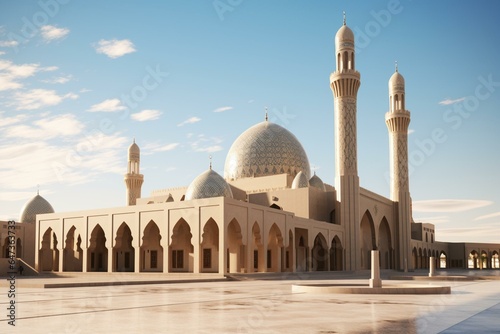 Samarra mosque, November 2022. Generative AI photo