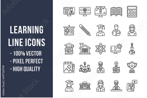 Learning Line Icons