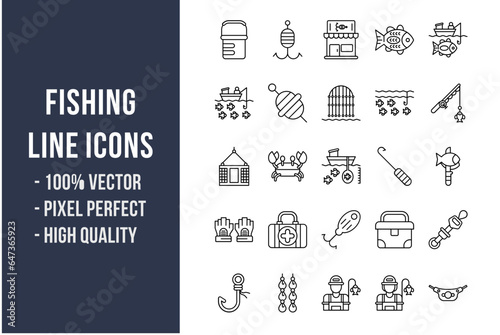 Fishing Line Icons