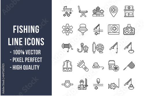 Fishing Line Icons