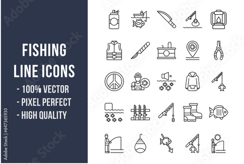 Fishing Line Icons