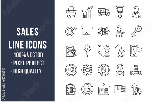 Sales Line Icons