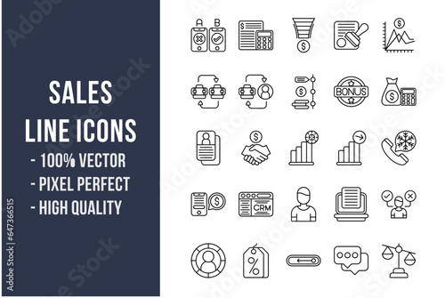 Sales Line Icons