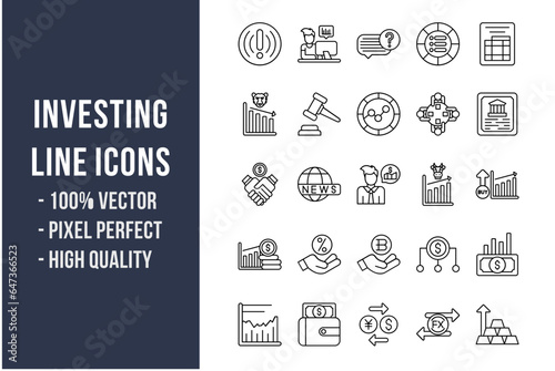 Investing Line Icons