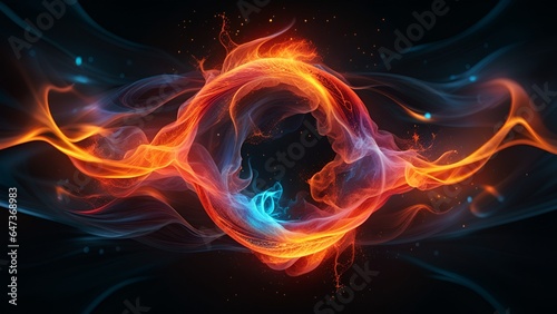 Splash fire flaming element background  High quality