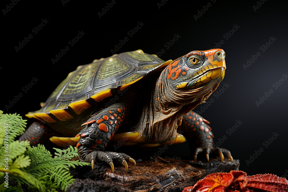 Obraz premium turtle on a rock