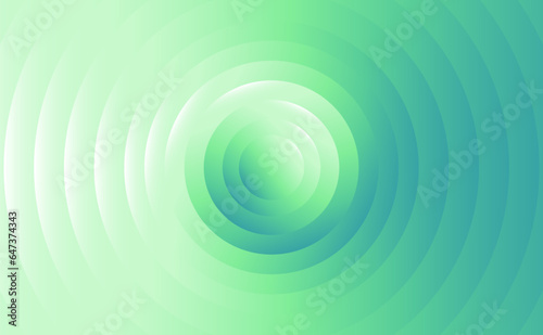 Circle gradient background in soft green.Luxury Abstract frame backdrop with copy space for multi purpose.Vector illustration geometric graphic texture background.
