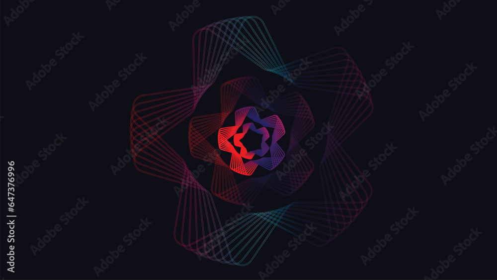 Abstract spiral outer space pink and purple combination background in perfect for space project. This creative background can be used as a banner. 
