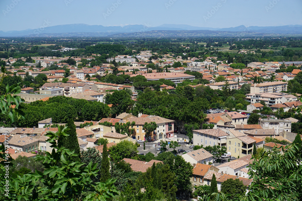 panoramic view of the city of Orange in the south of France