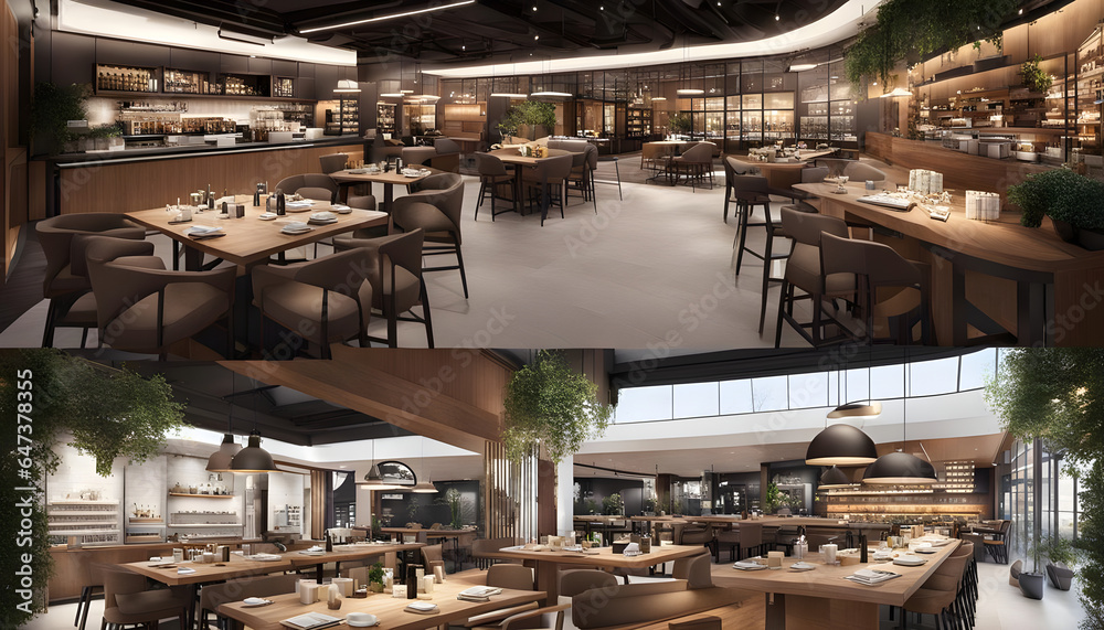 Show a cozy cafe within a shopping center where customers relax with coffee and snacks amidst their shopping spree ai generated Show a cozy cafe within a shopping center where customers relax with coffee and snacks amidst their shopping spree ai generated