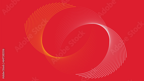 Abstract spiral in polka dot style background in red color. This creative red and white combination Christmas background can be used as a banner or web page work. This minimalist design is perfect.
