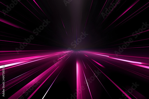 Fototapeta Naklejka Na Ścianę i Meble -  Abstract wallpaper with pink and magenta on black background. Pink and magenta abstract graphic background hd. Modern abstract graphic background features a dynamic of shapes. Technology background.
