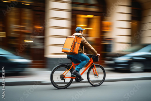 Urban Courier on the Move photo