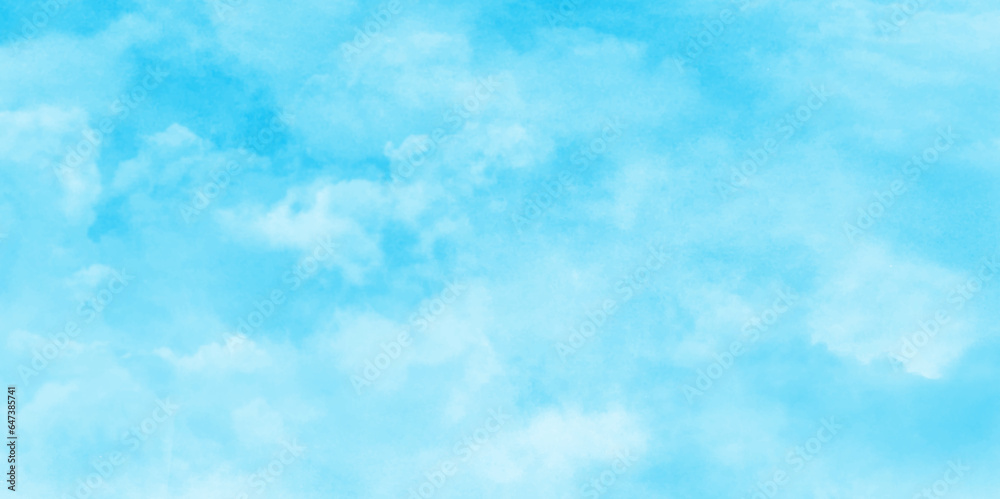 Abstract cloudy Hand painted blue sky and clouds, blurry cloudscape covered Hand painted watercolor sky and clouds, Watercolor stain with hand paint for design. Abstract cloudy Hand painted blue sky and clouds, blurry cloudscape covered Hand painted watercolor sky and clouds, Watercolor stain with hand paint for design.