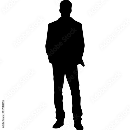 man standing figure silhouette illustration