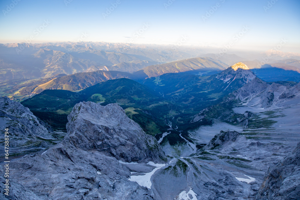 Alps. Dachstein. Austria. Sunrise.