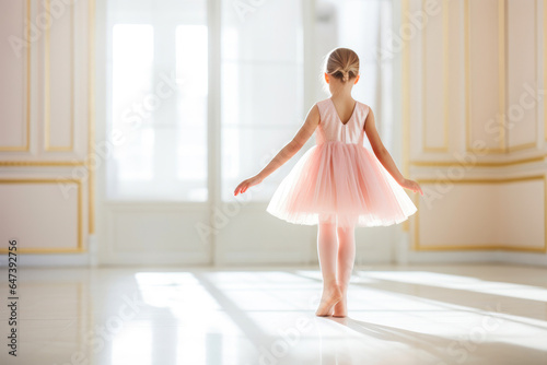 Ballet Dreams: Young Dancer in Pink Tutu