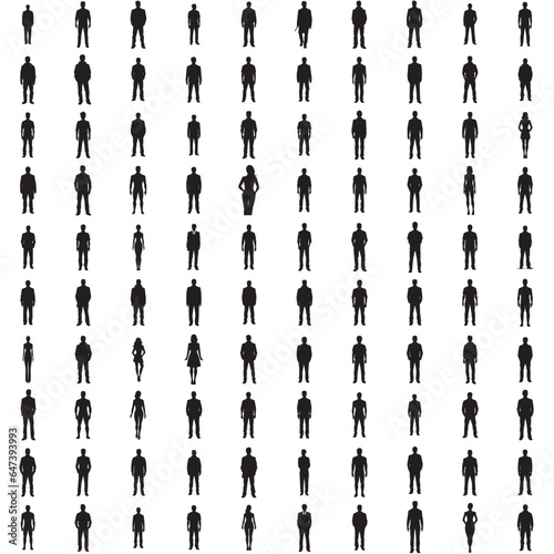 man standing figure silhouette illustration