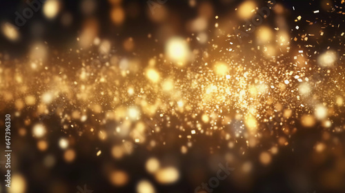 golden new year glitter