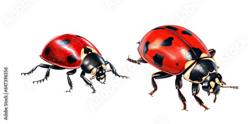 Ladybug, Isolated On Transparent, PNG © ACE STEEL D