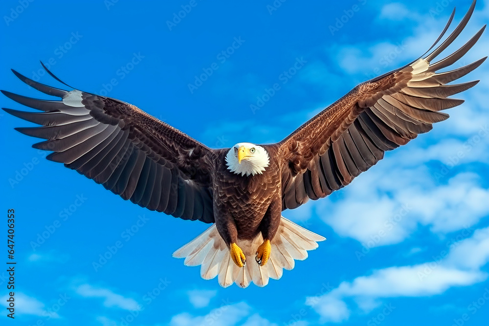 Obraz premium bald eagle in flight