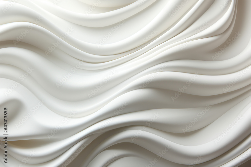 Obraz premium Wave band abstract background white surface made with AI