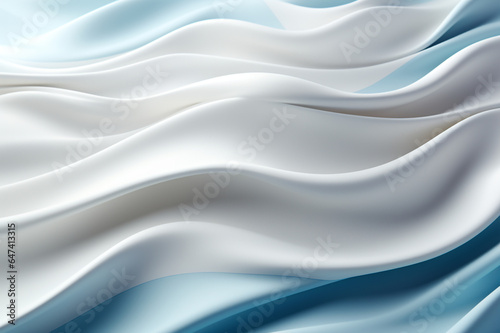 Wave band abstract background white surface made with AI