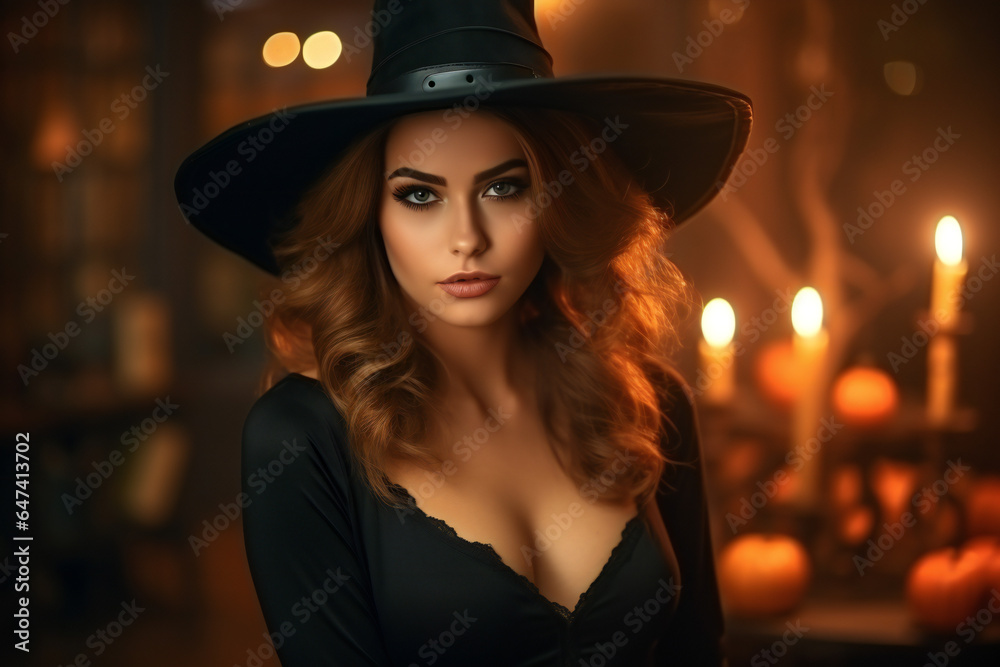 portrait of a woman in a hat portrait of a woman in a hat