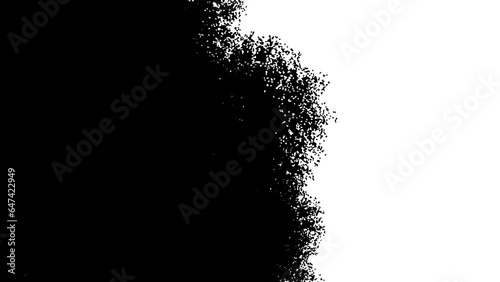 Grunge background spray brush transition animation 