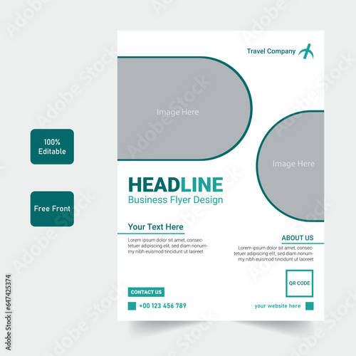 Travel Flyer Template Design