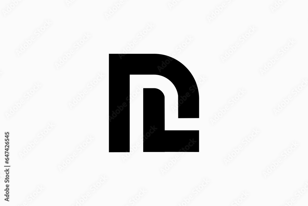 letter initial nl logo letter initial nl logo