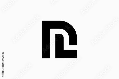 letter initial nl logo