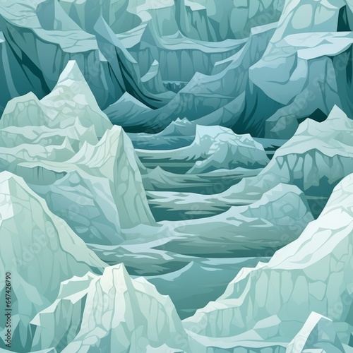 Wallpaper Mural Iceberg Creative Abstract Photorealistic Texture. Screen Wallpaper. Digiral Art. Abstract Bright Surface Square Background. Ai Generated Vibrant Texture Pattern. Torontodigital.ca