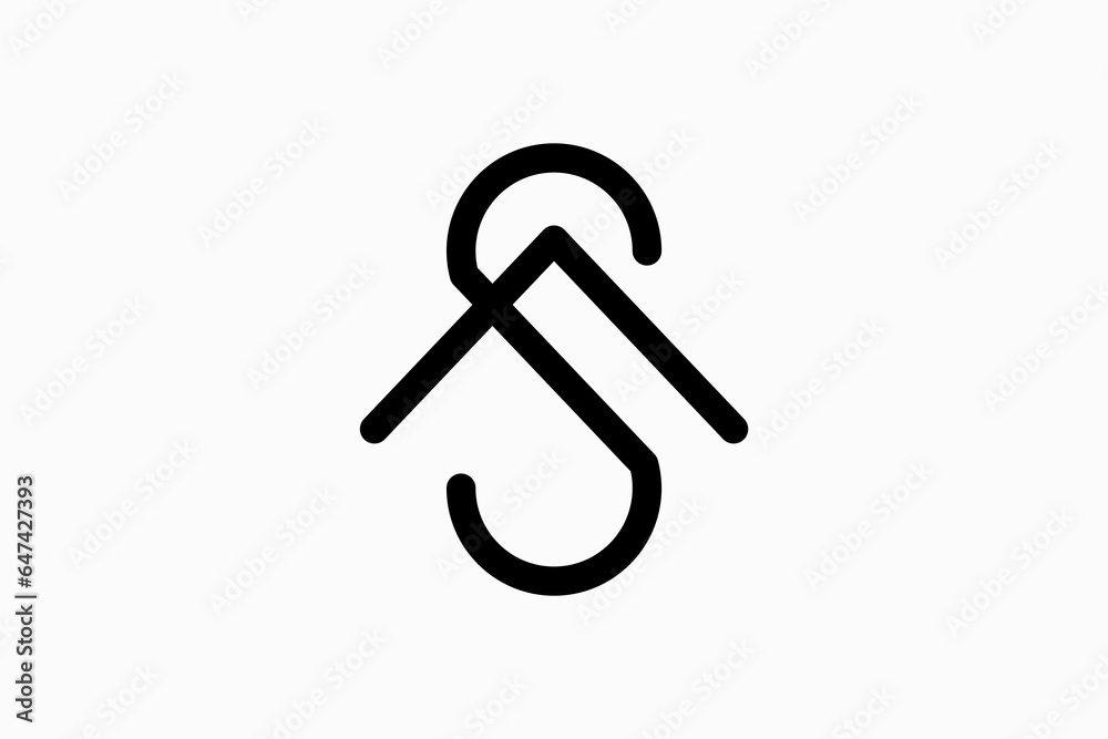 Initials AS vector logo premium Initials AS vector logo premium