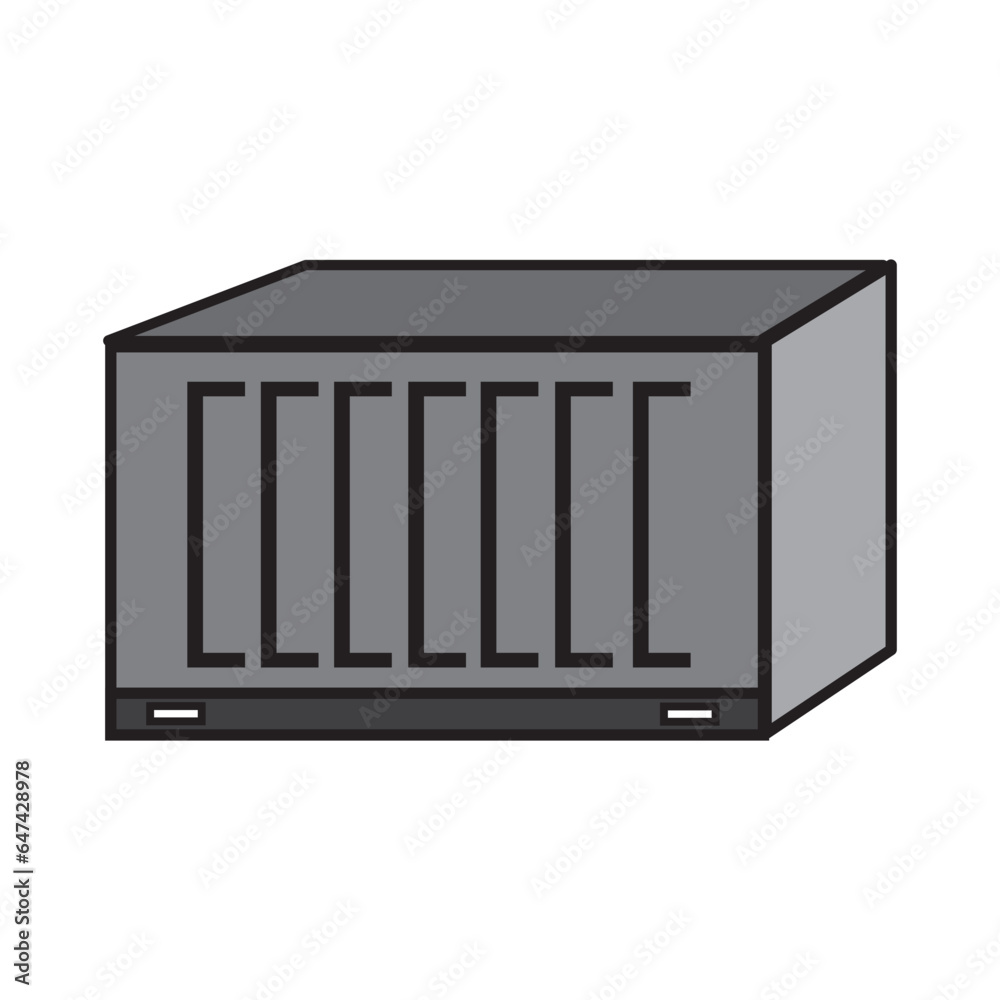 cargo container icon logo vector design template cargo container icon logo vector design template