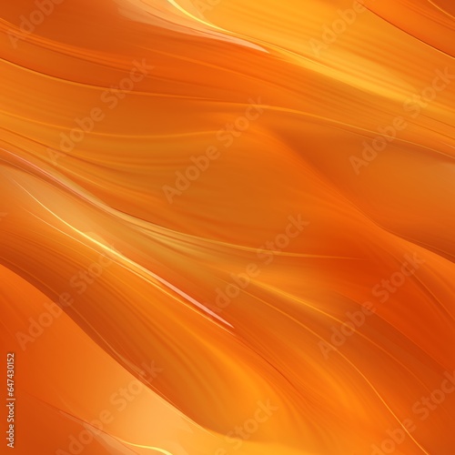 Orange Glossy Surface Creative Abstract Photorealistic Texture. Screen Wallpaper. Digiral Art. Abstract Bright Surface Square Background. Ai Generated Vibrant Texture Pattern.