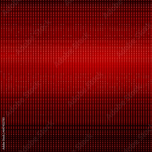 Red LED Creative Abstract Photorealistic Texture. Screen Wallpaper. Digiral Art. Abstract Bright Surface Square Background. Ai Generated Vibrant Texture Pattern. photo