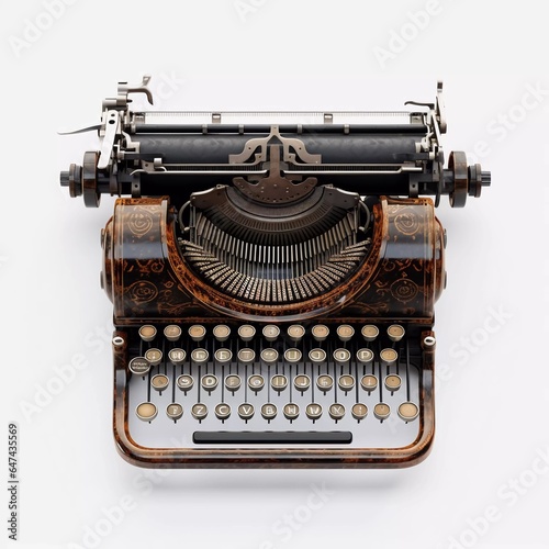 aesthetic ancient typewriter