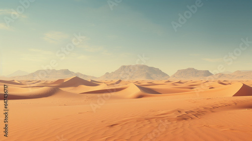 sand dunes in the desert