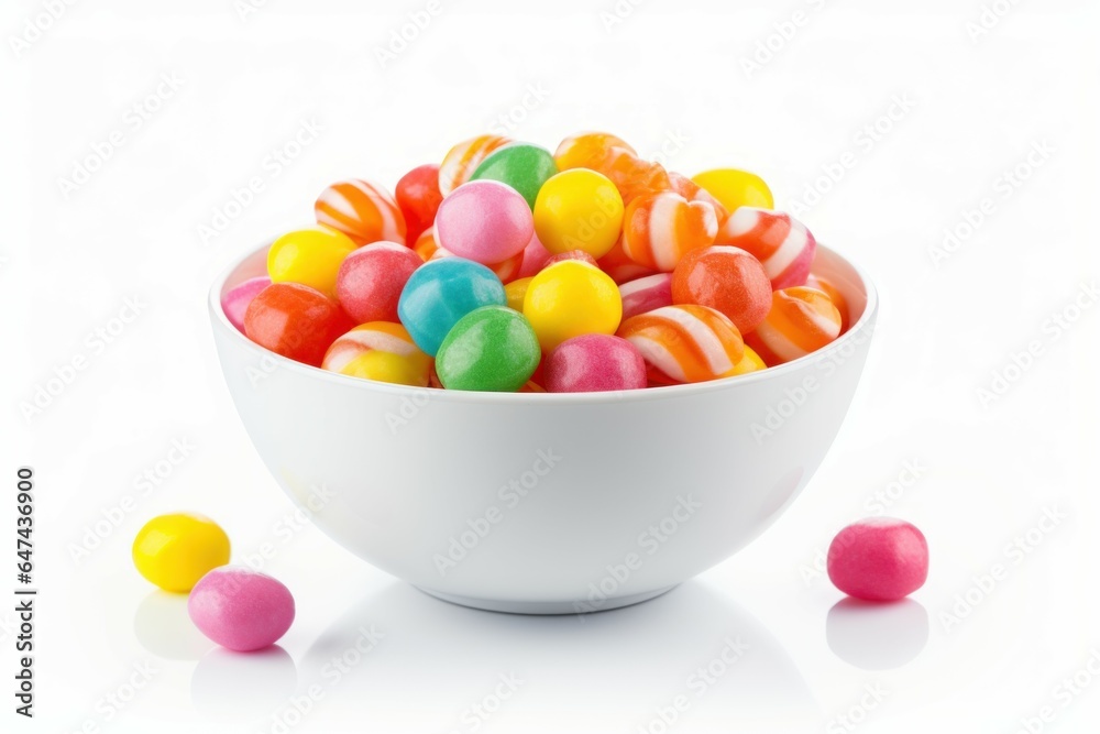 Sweet Bowl colorful candies. Generate Ai Sweet Bowl colorful candies. Generate Ai