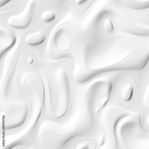 White Slime Creative Abstract Photorealistic Texture. Screen Wallpaper. Digiral Art. Abstract Bright Surface Square Background. Ai Generated Vibrant Texture Pattern.